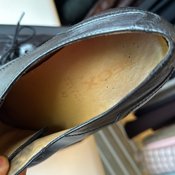 GEOX black leather shoes - Picture 4 of 4